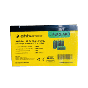 12.8V 12A LiFePO4 AKÜ